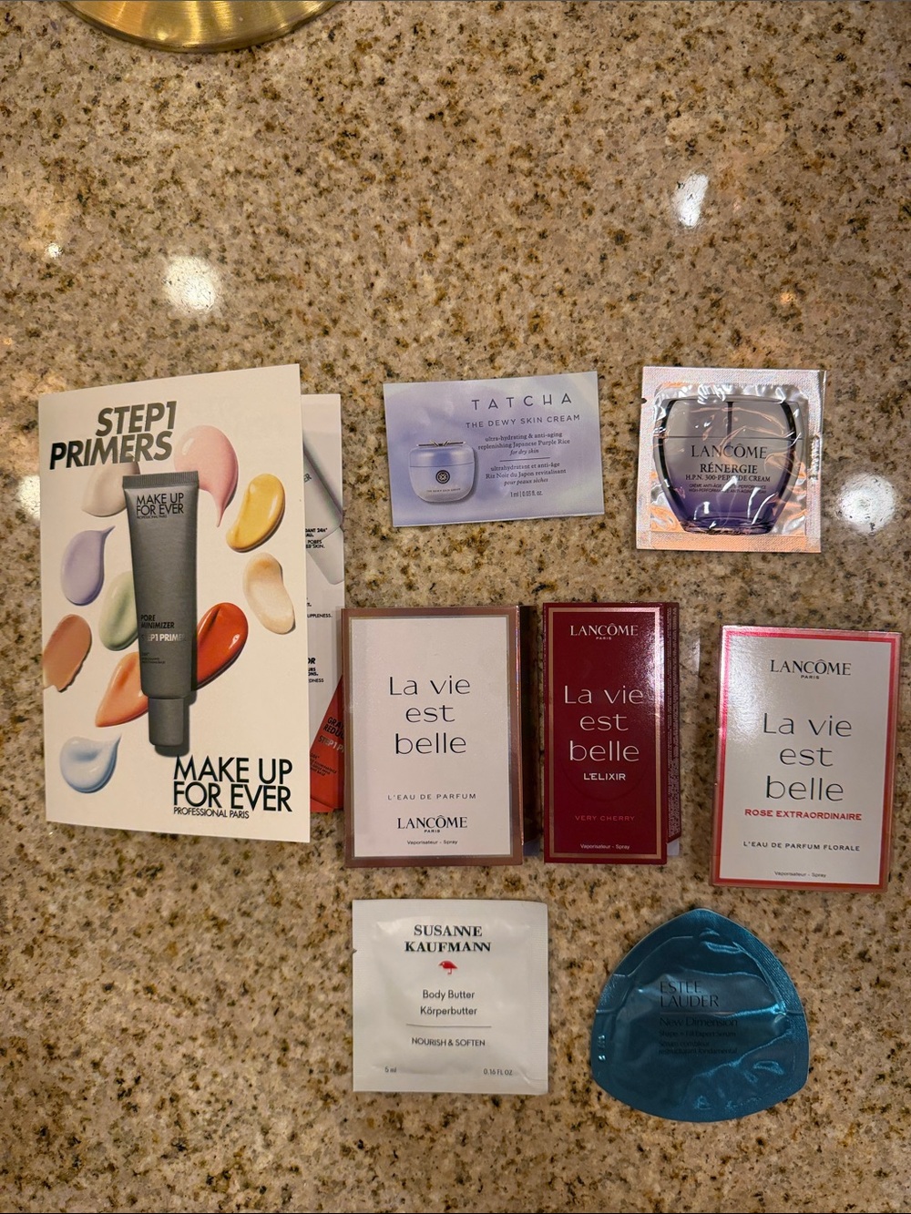 LANCÔME AND OTHER BRANDS- 3 L'EAU DE PARFUMS PLUS OTHER SAMPLES